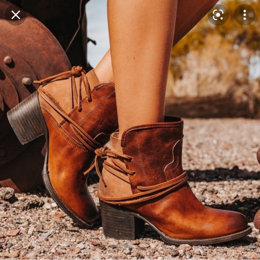 Freebird by Steven Casey Bootie in Cognac